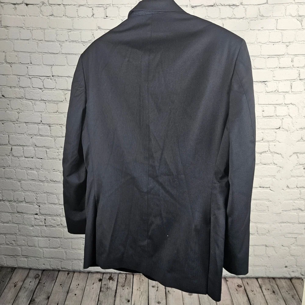 Jos‎ A Bank Signature Collection Navy Blue 100% Wool Blazer Sport Coat 42 RG